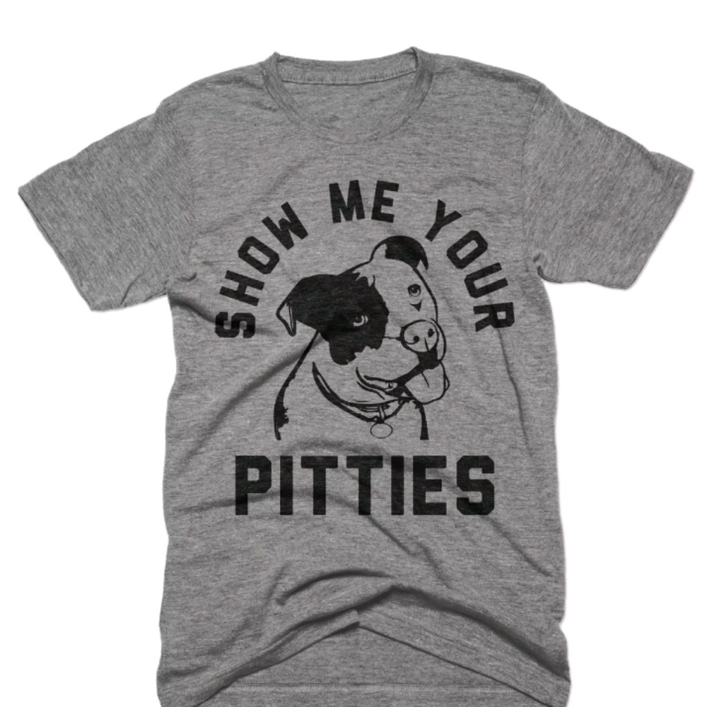 Adult funny pit bull shirts